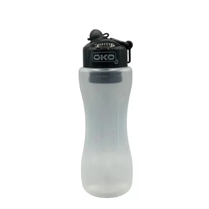 Gourde filtrante - 1 litre - Noire - Okö - Eau et fontaines