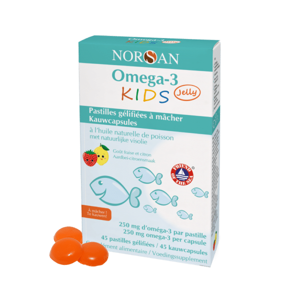 Oméga 3 kids jelly - 45 pastilles - Norsan