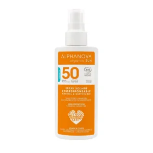 Crème solaire SPF 50 Bio - Spray 125 ml - Alphanova