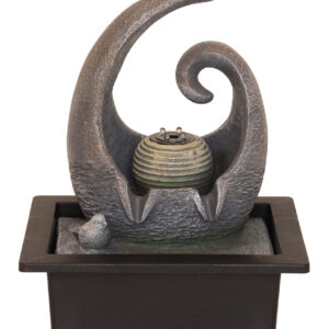 Fontaine résine spirale