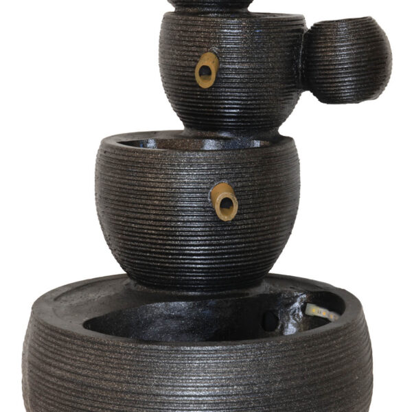 Fontaine Résine Cascade Bambou