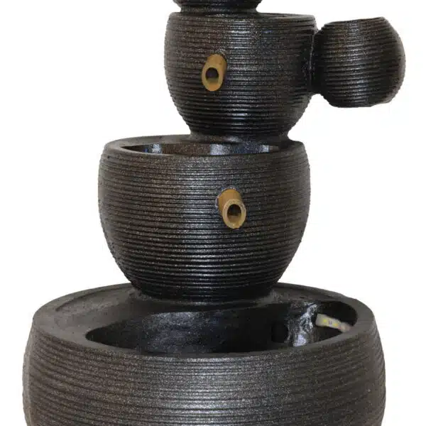 Fontaine Résine Cascade Bambou