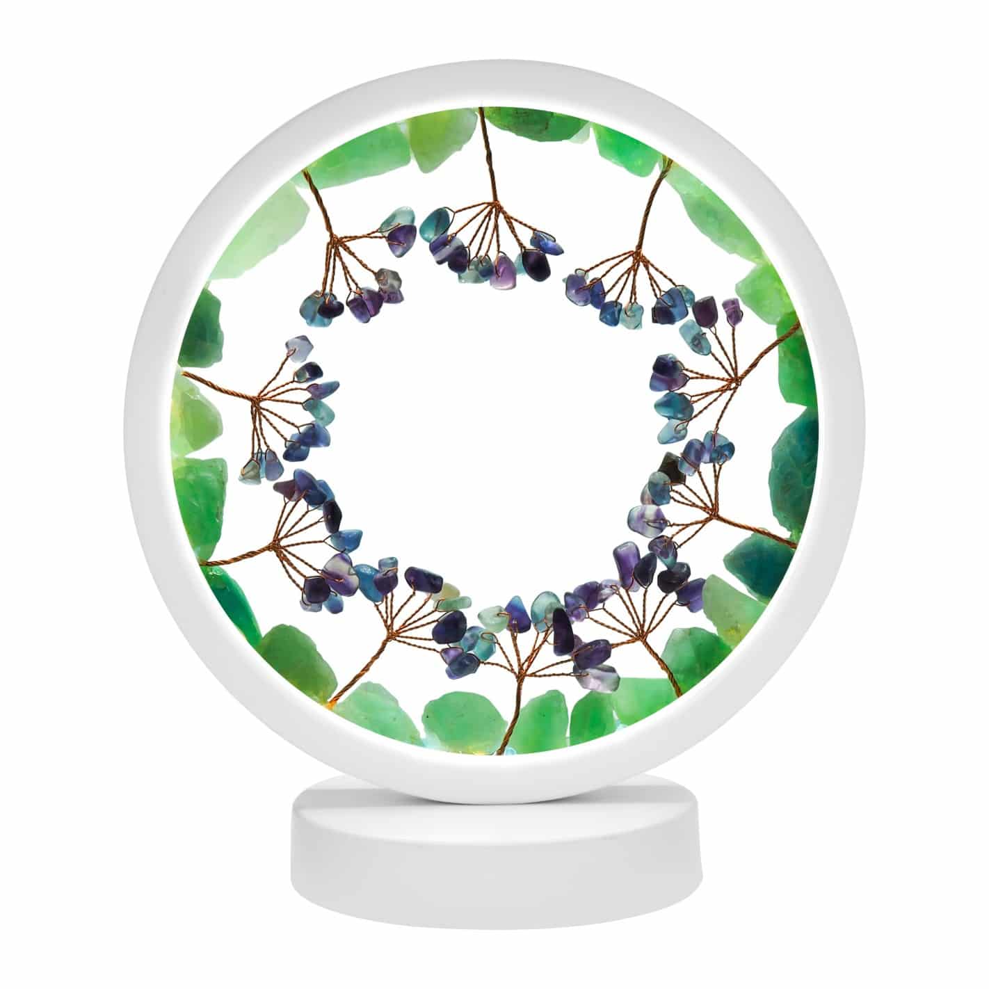 LAMPES LED EN PIERRE NATURELLES Arbre de vie – Image 2