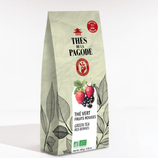 Thé vert fruit rouge - 100g - Thés de la Pagode