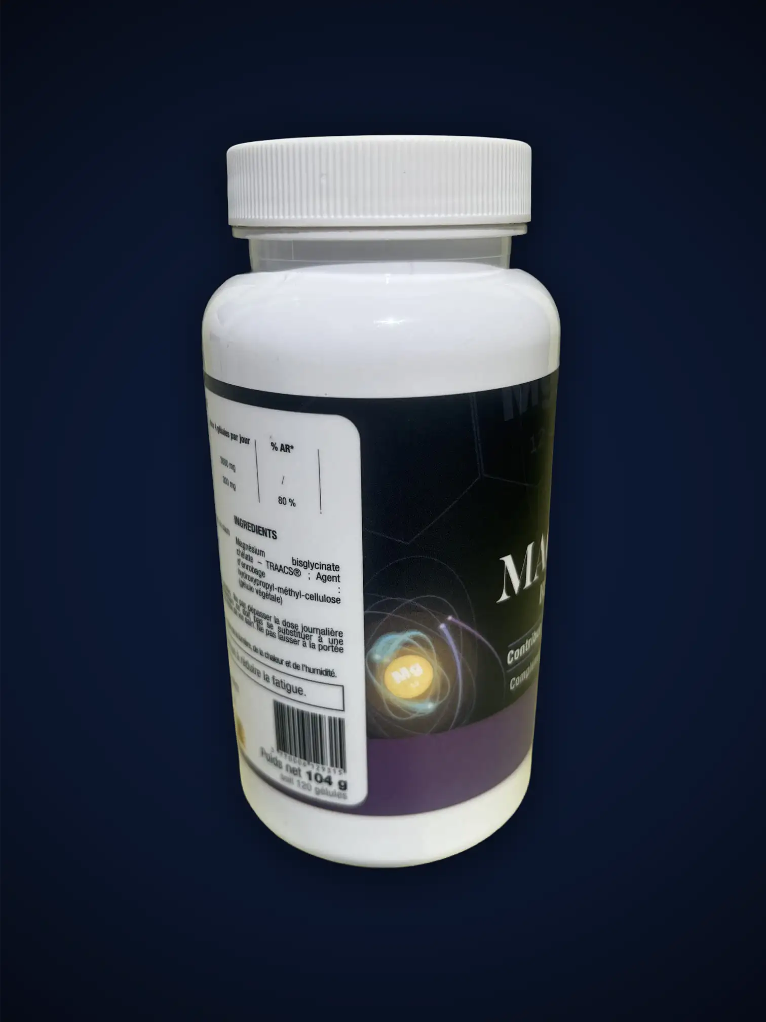 Magnésium Bisglycinate Chélaté Pro'Herbes — 120 gélules – Image 2